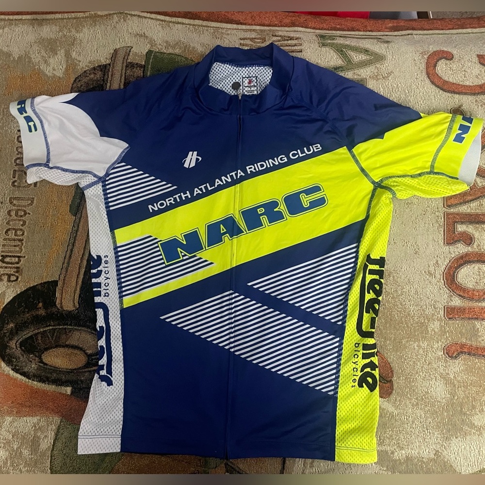 North Atlanta Riding Club NARC Hincapie Cycling Jersey Free-Flite Size Adult XL